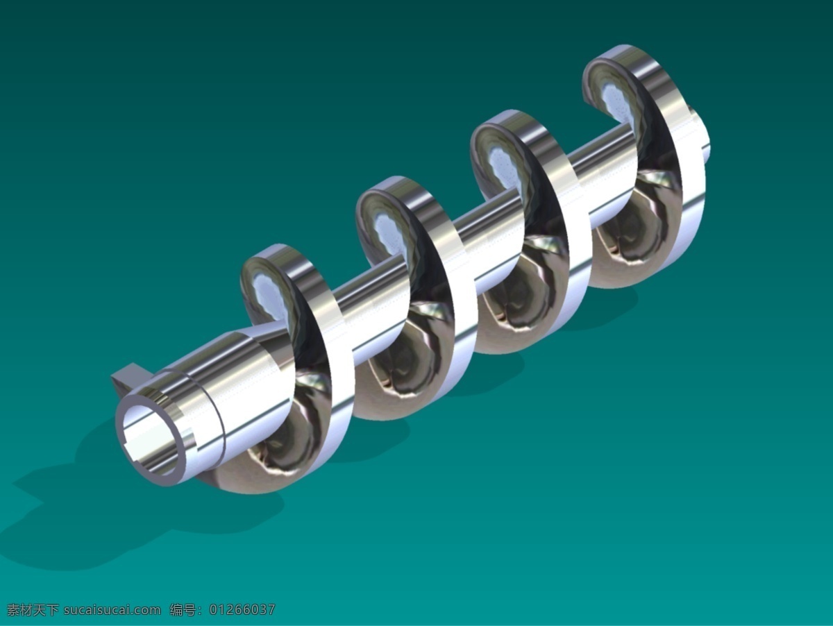 蜗杆免费下载 机械设计 3d模型素材 电器模型