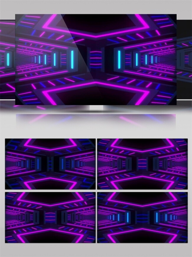 紫色 空间 视频 炫酷紫色 空间几何 高清素材 唯美素材 光特效素材 华丽紫色 光景素材