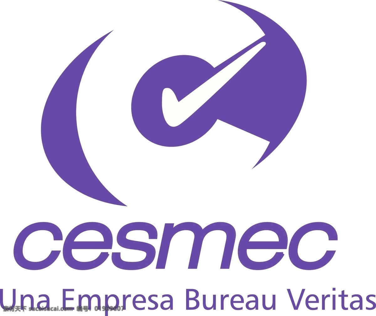 cesmecre 认证 cesmec logo 紫色 临摹