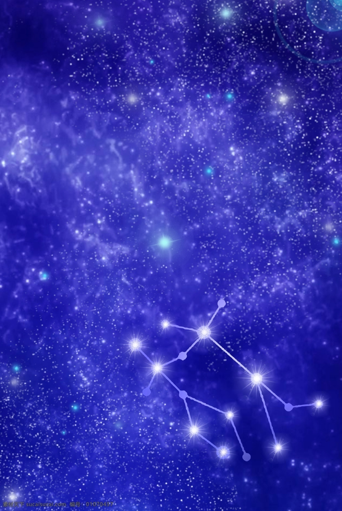 简约 梦幻 十二星座 双子座 星空 背景 唯美 星座 光效 文艺 星座符号