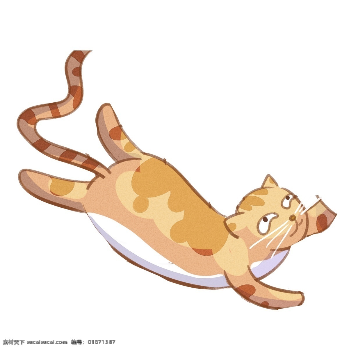 可爱 猫咪 卡通 透明 可爱风 玩耍 卡通元素 免抠元素 动物
