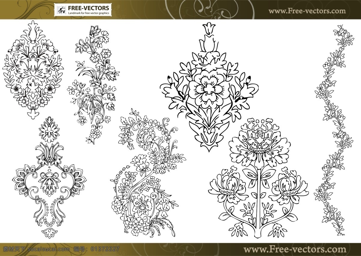装饰 华丽 插花艺术 载体 web 包 插画 插图 花 免费 艺术 质量 病 媒 生物 人工智能 ps 图象处理 软件 现代的 独特的 新鲜的 设计设计新的 最终的 网络元件 矢量图