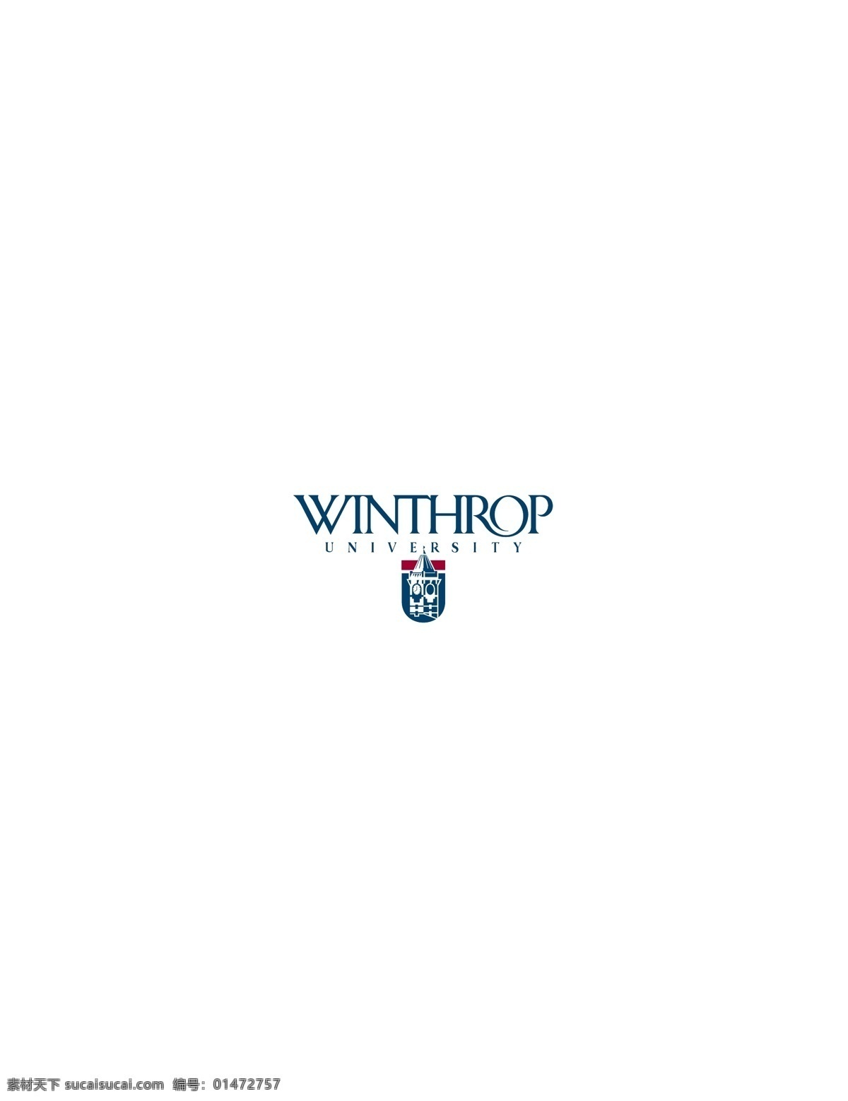 logo大全 logo 设计欣赏 商业矢量 矢量下载 winthropuniversity 知名 学校 标志设计 欣赏 网页矢量 矢量图 其他矢量图