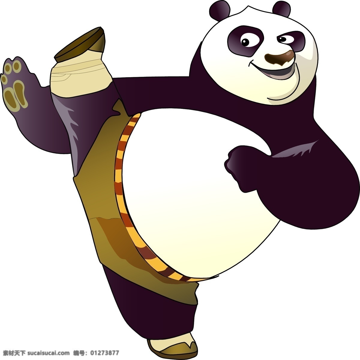 功夫熊猫 功夫 熊猫 生物世界 野生动物 矢量图库
