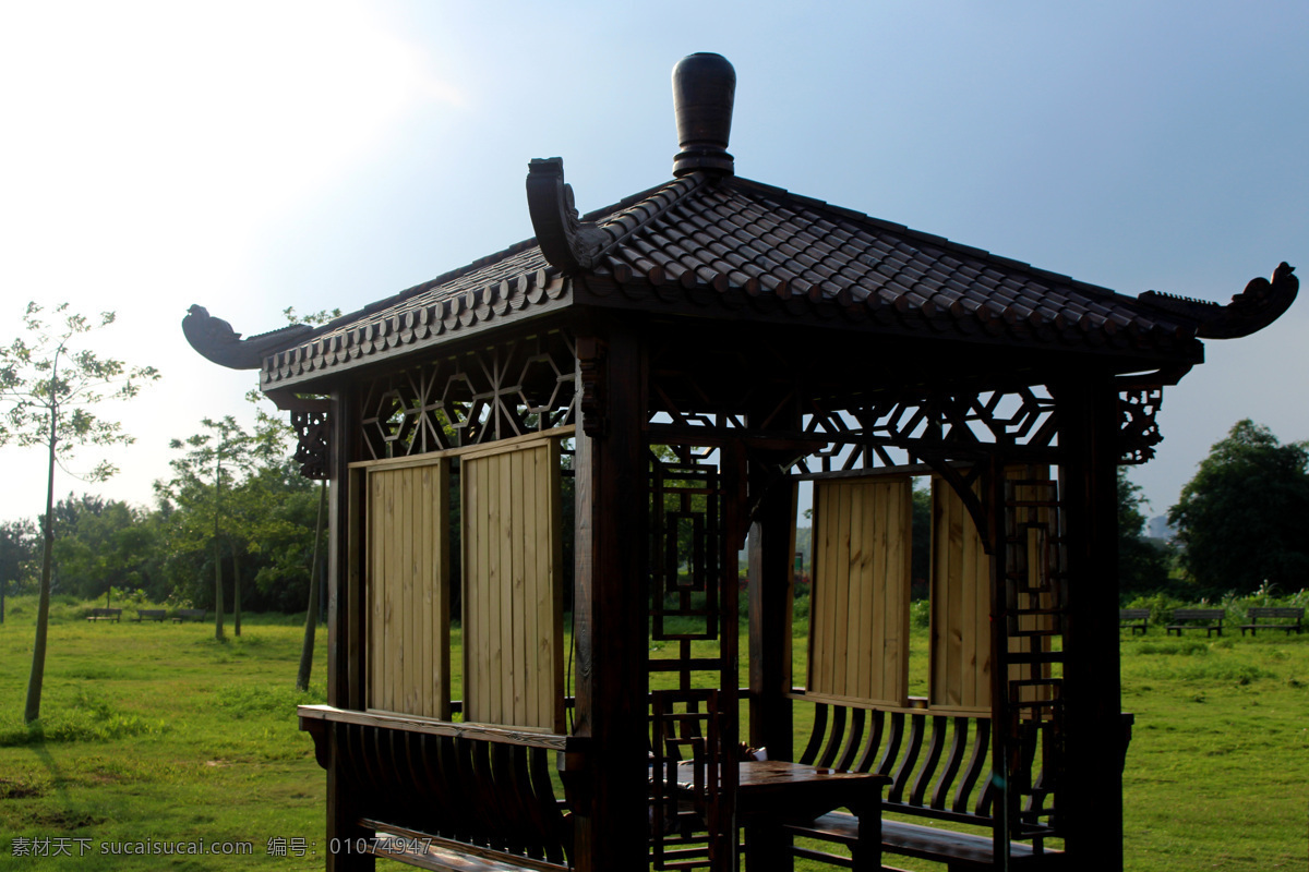 茶亭 亭子 轿子 泡茶 公园 建筑园林 建筑摄影