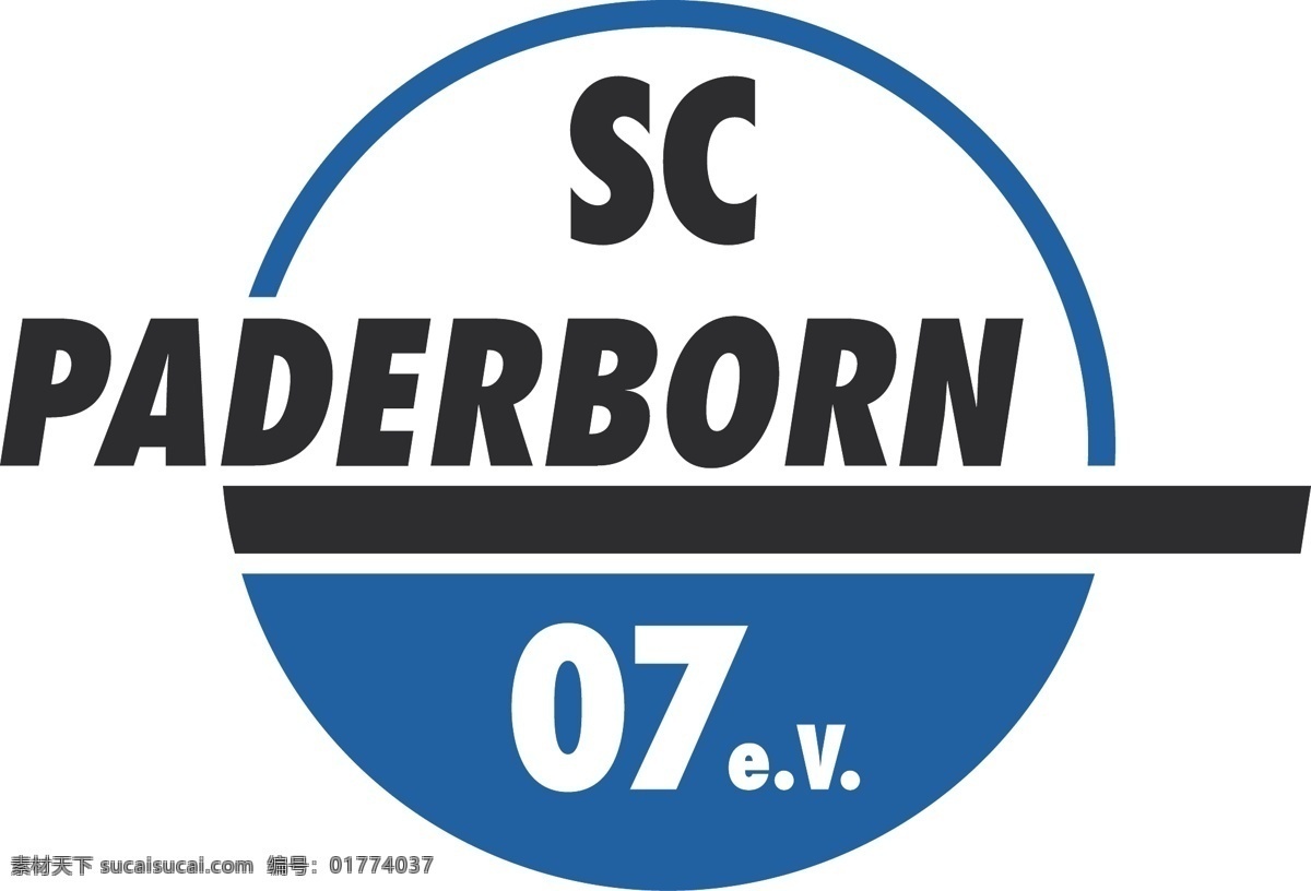 帕德博恩 足球 俱乐部 徽标 logo设计 比赛 德国 德甲 德乙 甲级 联赛 矢量图