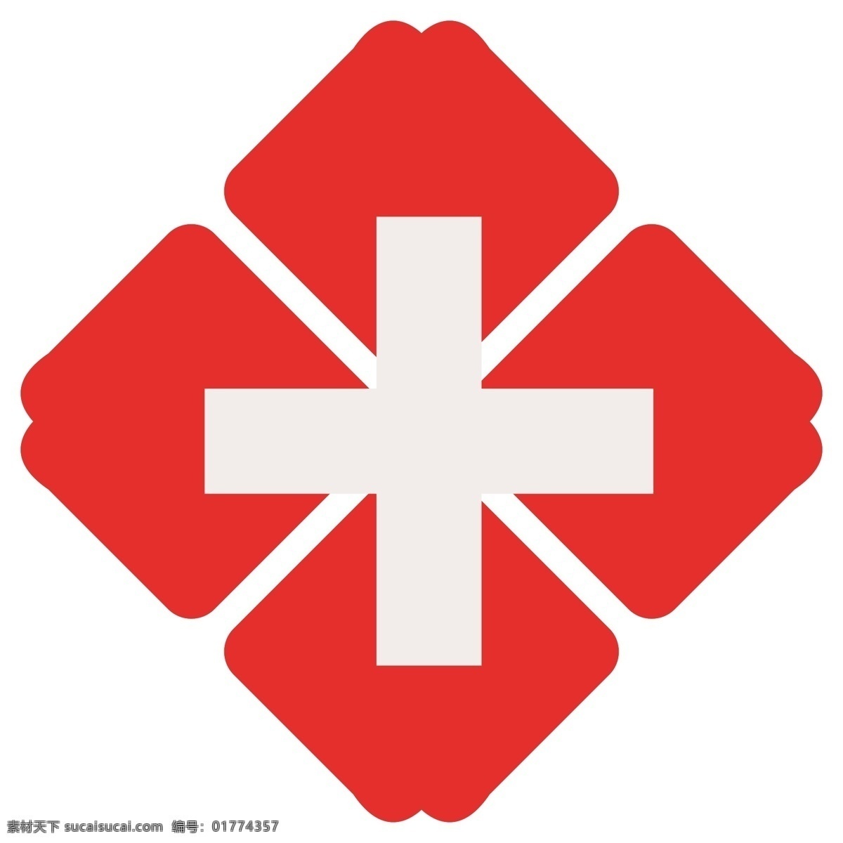 医院标志 红十字 标示 红色 白色 医院 标志图标 公共标识标志