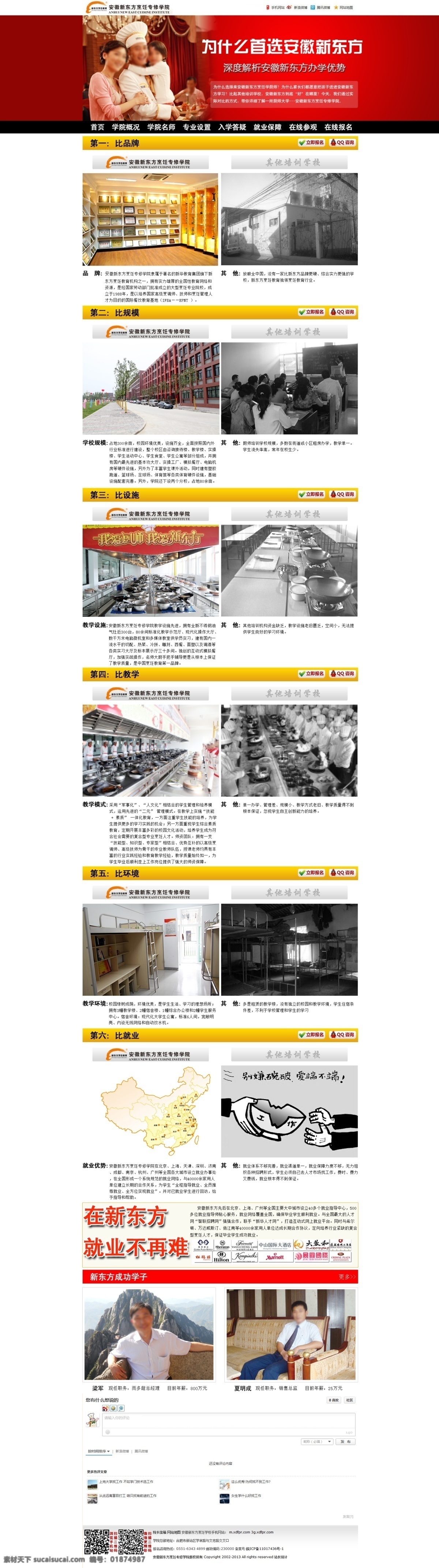 网页模板 小女孩 页面设计 一家人 源文件 中文模板 专题 首选 安徽 新东方 模板下载 烹饪 学厨师 网页素材