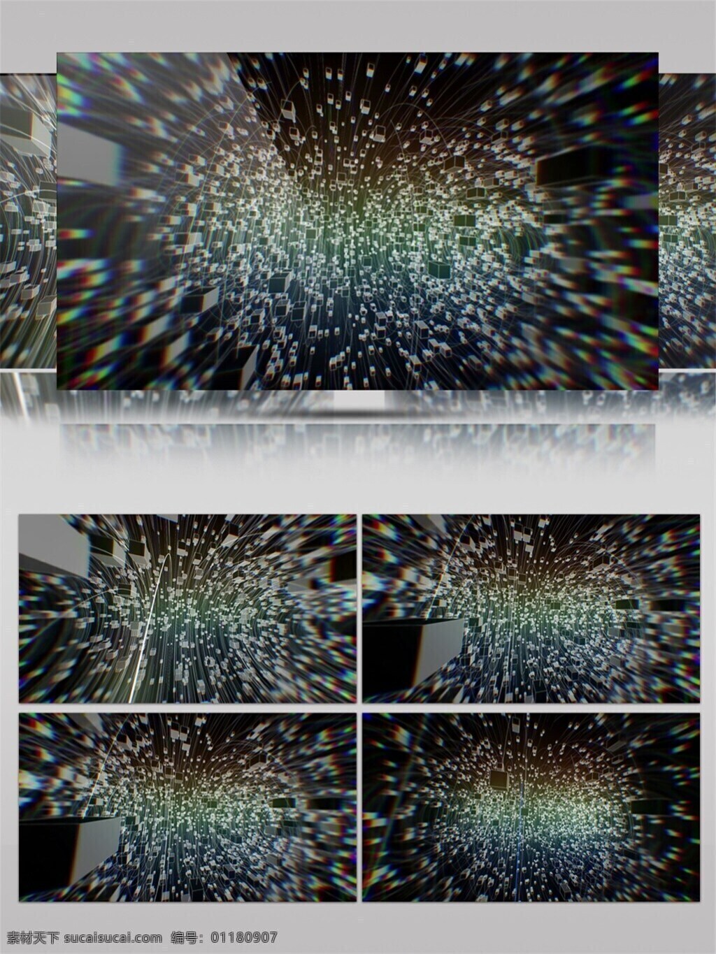 信息 爆炸 时代 科技 视频 密集 数据模型 正方体 背景 视频素材 动态视频素材