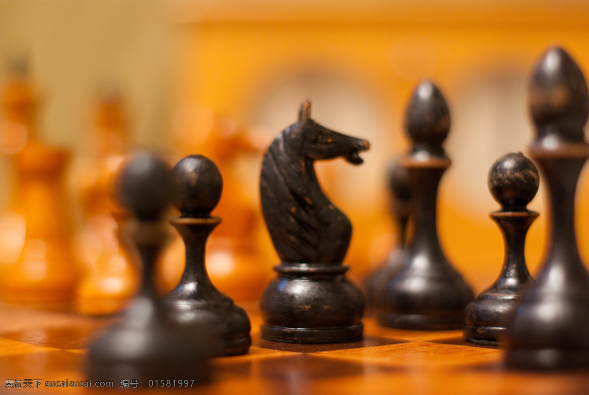 国际象棋 木质 黑色 棋子 象棋 木质棋子 黑色棋子 下棋 棋盘 棋局 对弈 智慧 智力 娱乐休闲 游戏 比赛 特写 摄影图片 高清图片 其他艺术 文化艺术