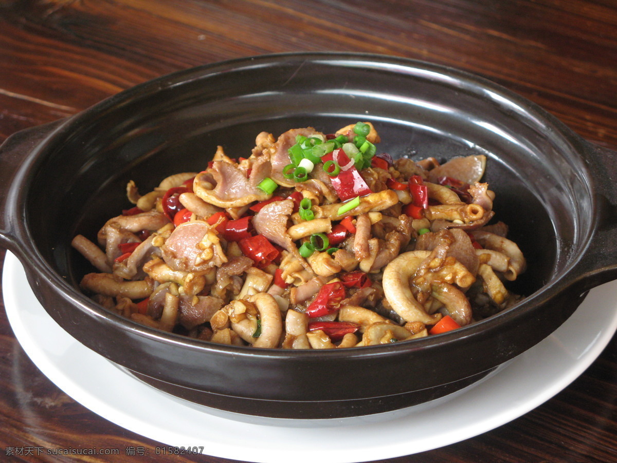 鸡血鸡杂煲 鸡血焖鸡杂 辣椒鸡杂 家常菜 农家菜 精美菜图 传统美食 餐饮美食 鸡杂煲 砂锅鸡杂