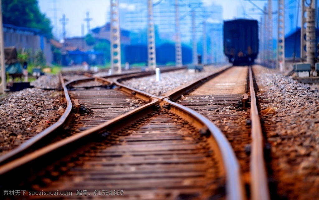 铁路道岔 转向机 铁路 路轨 钢轨 现代科技 交通工具