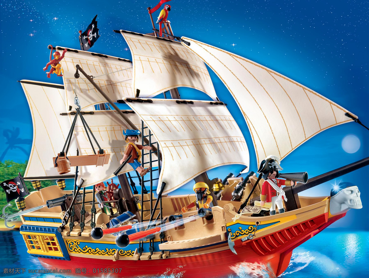 卡通 海盗船 卡通海盗船 帆船 卡通玩具 船只 卡通海盗 卡通人物 人物图片
