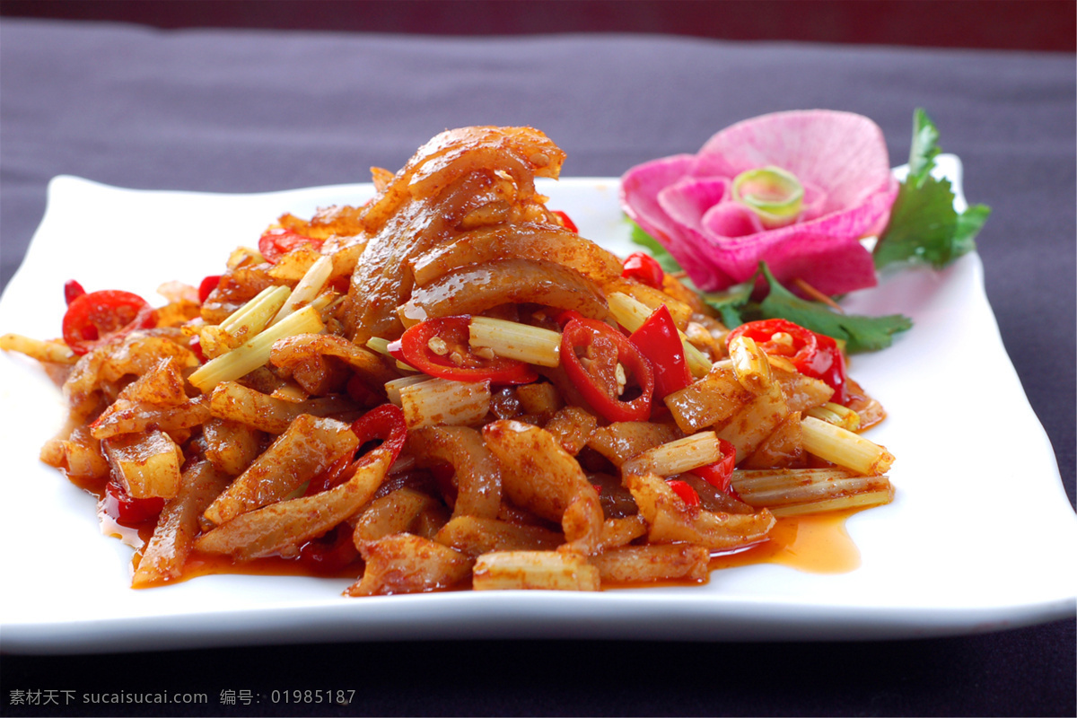 开胃猪脚皮 美食 传统美食 餐饮美食 高清菜谱用图