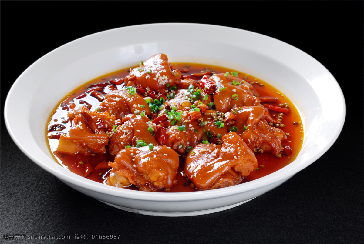 香辣美容蹄 美食 传统美食 餐饮美食 高清菜谱用图