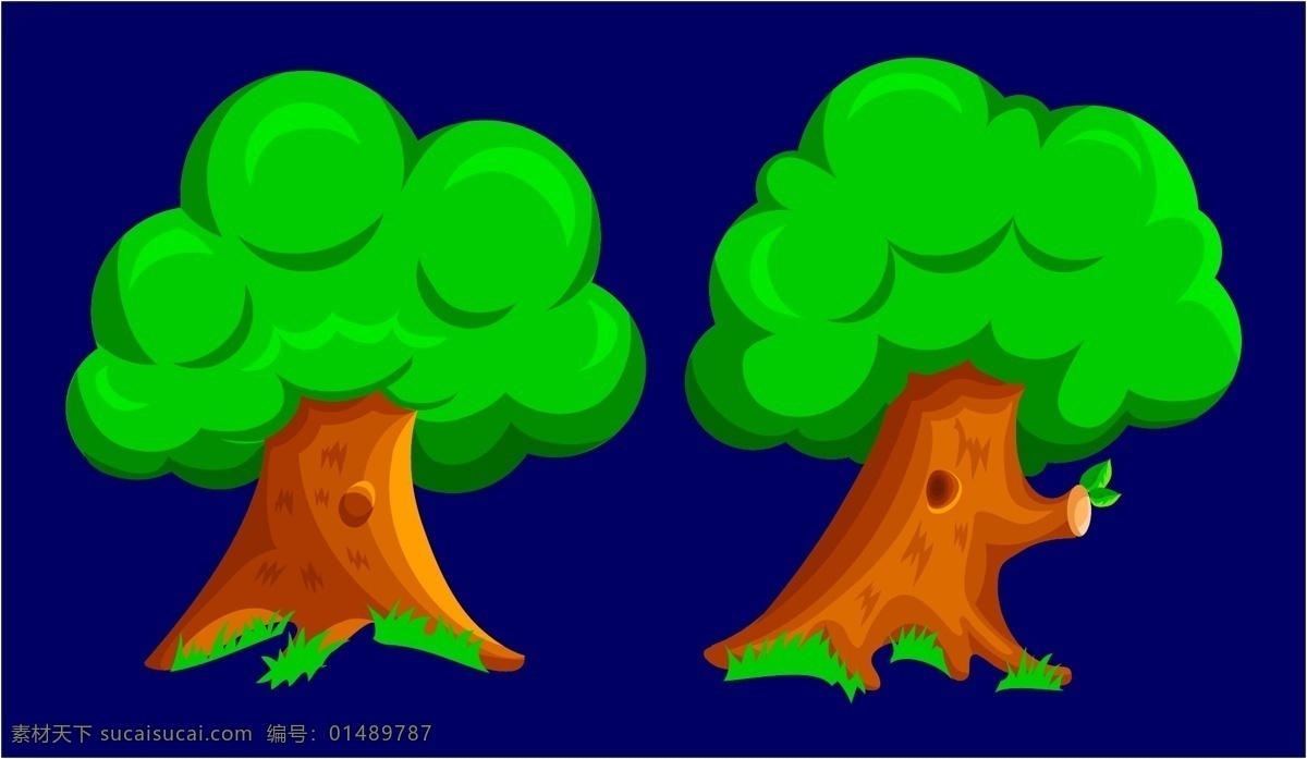 卡通树 可爱卡通树 风景画 儿童画 动画 树 绿树 绿色的树 树矢量图 画册设计素材 广告设计素材 绿叶 树干 幼儿园素材 矢量树 动画卡通矢量 动漫动画 动漫人物