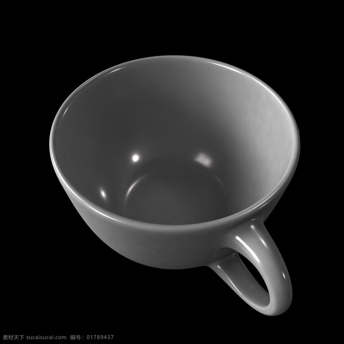 立体 创意 咖啡杯 俯视图 立体咖啡杯 白色 陶瓷 杯子 白色杯子 咖啡杯俯视图 c4d