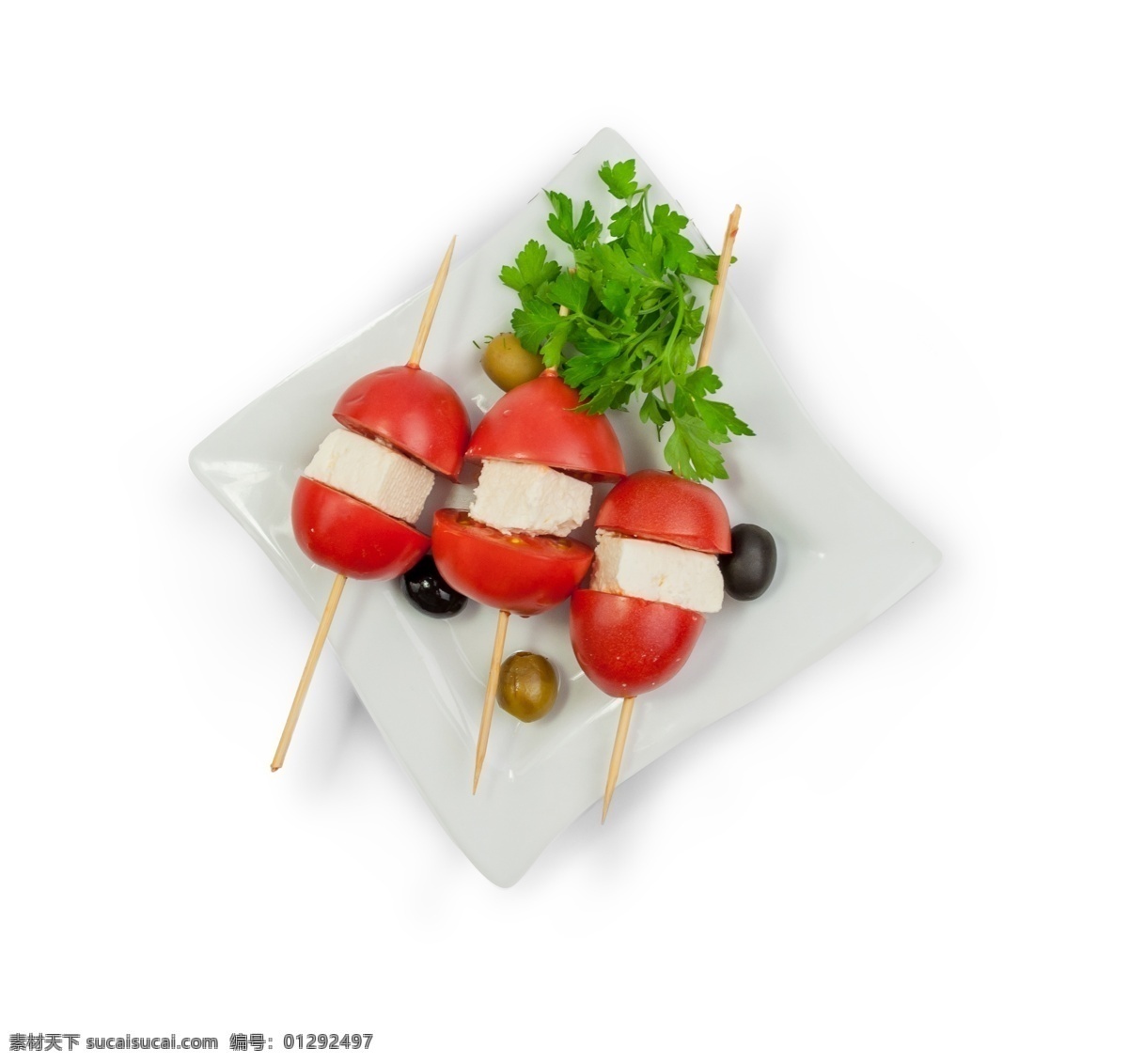 简单 蔬菜 瓜果 串串 源文件 西红柿 橄榄 碟子 竹签 装饰图案