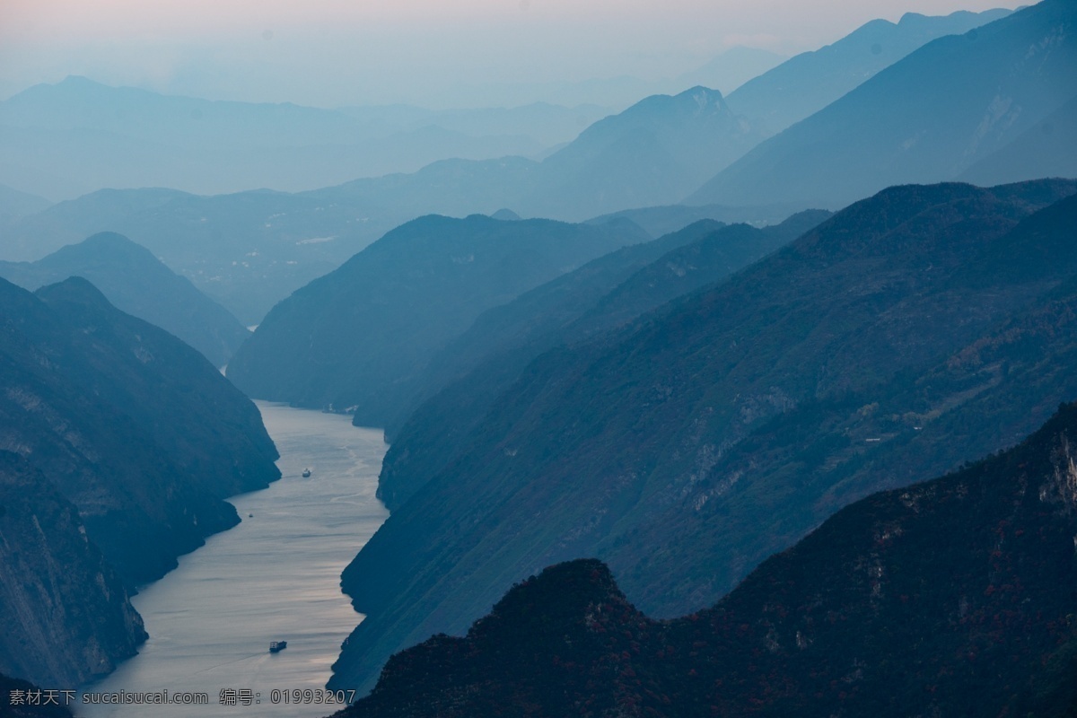 长江巫峡风光