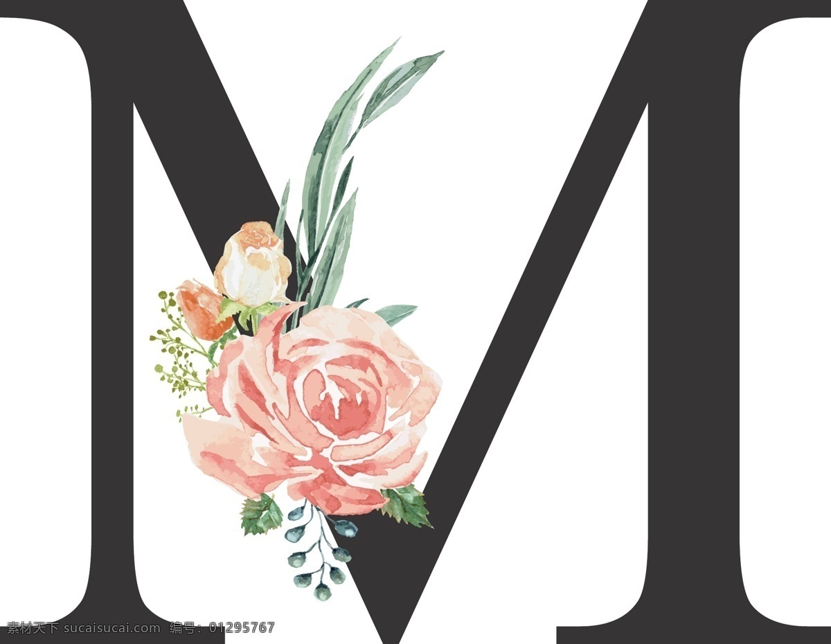 创意 婚礼 季 字母 m 浪漫 花朵 浪漫花朵 爱情 婚礼季 婚礼花朵