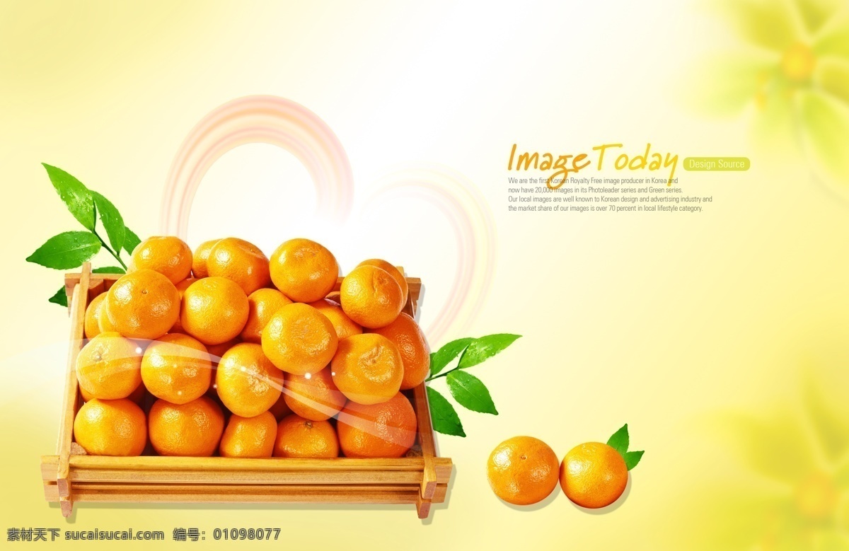 水果 设计素材 波纹 橙子 花纹 黄色背景 生物世界 水果设计素材 水果模板下载 psd源文件