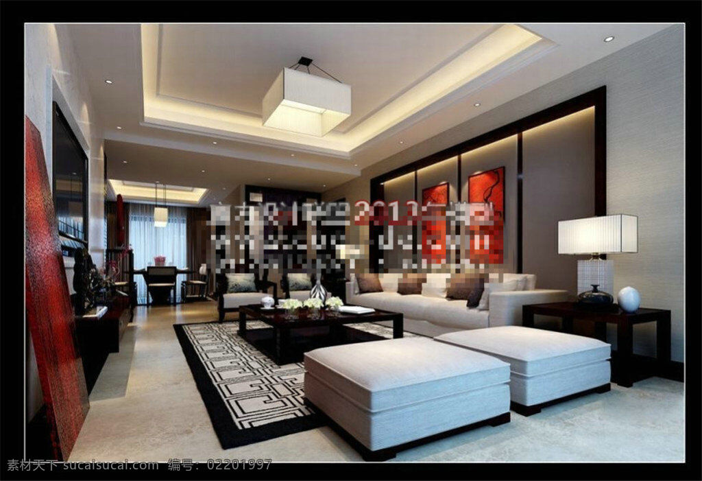 中式 风格 模型 3d 3d模型素材 室内装饰 3d室内模型 3d模型下载 室内模型 室内装修 max 黑色