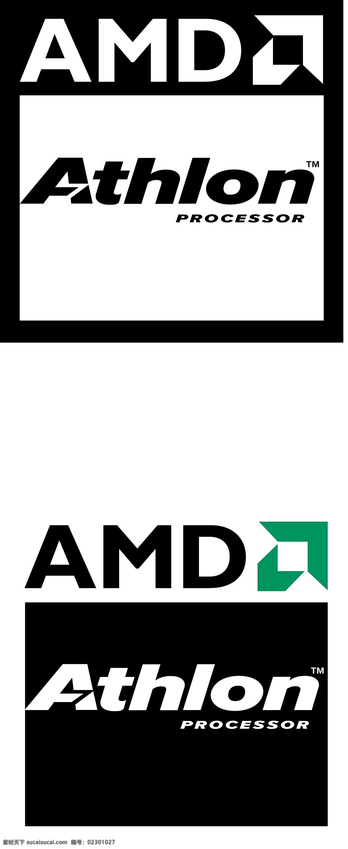 amd 处理器 速龙 athlon 标识 矢量图 其他矢量图