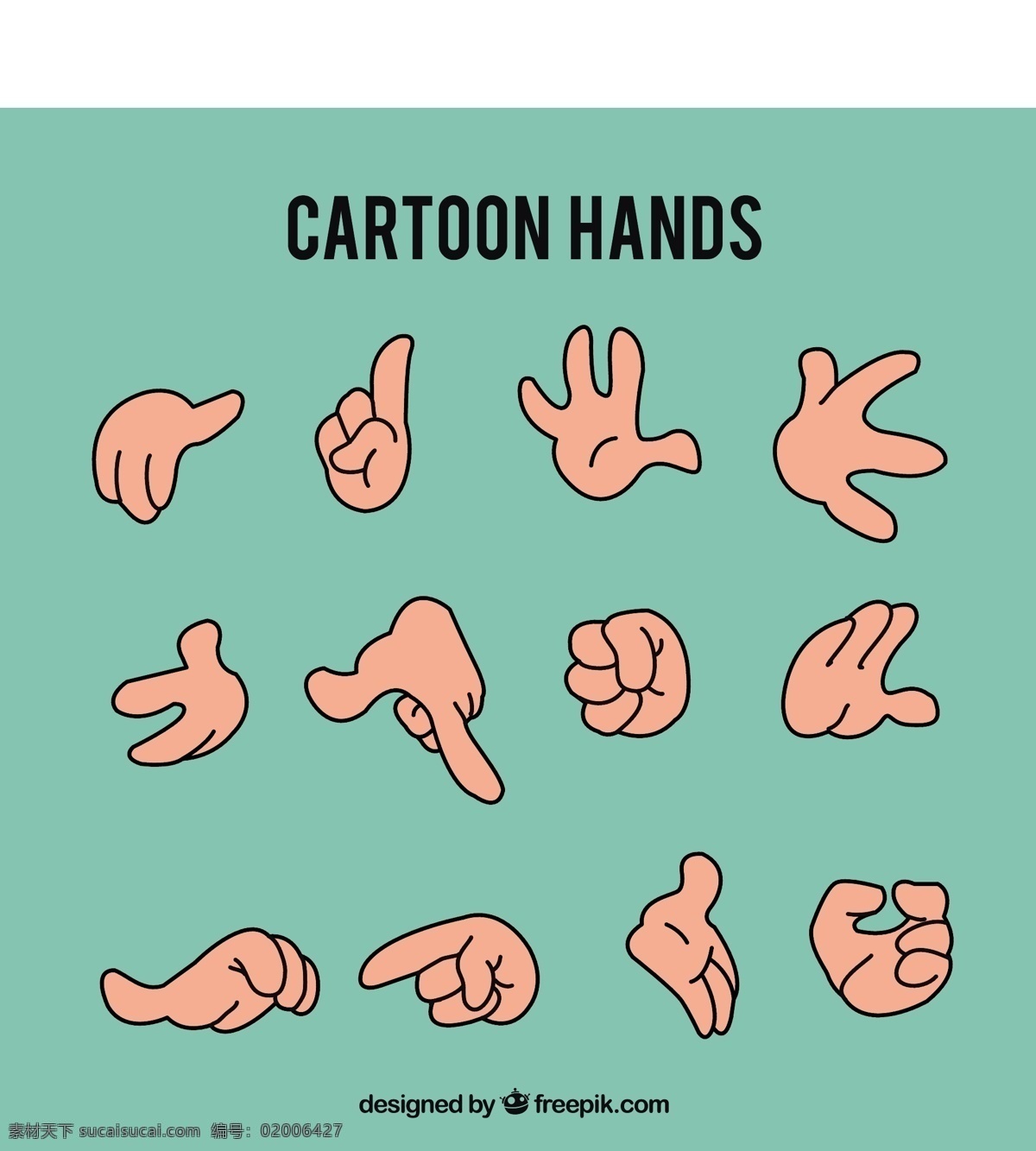 手包图纸 手 卡通 手画 符号 交流 绘画 语言 表达 包装 草图 身体零件 零件 图画 手语 聋人 手势