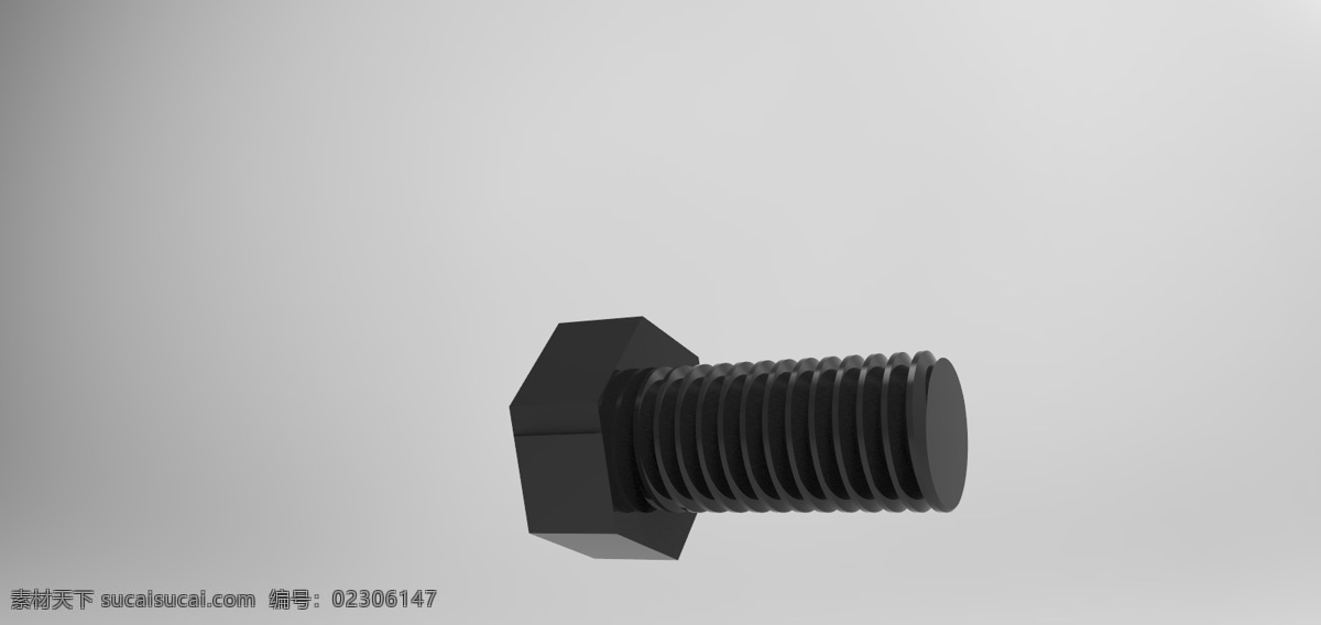 六角 螺栓 机械设计 教育 汽车 3d模型素材 其他3d模型