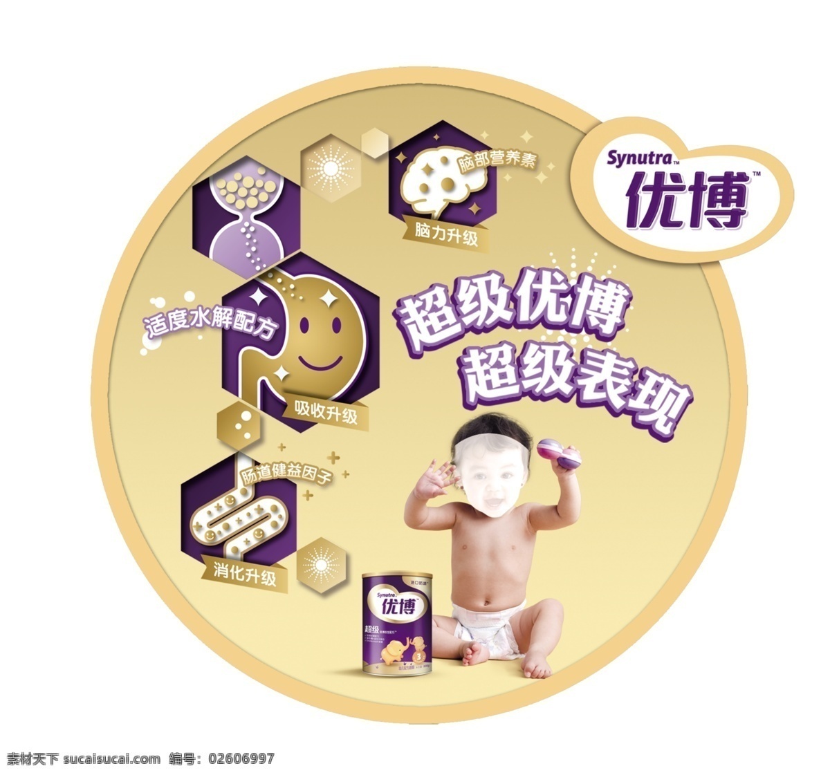 超级优博 圣元优博 优博新元素 优博好吸收 圣元 海报