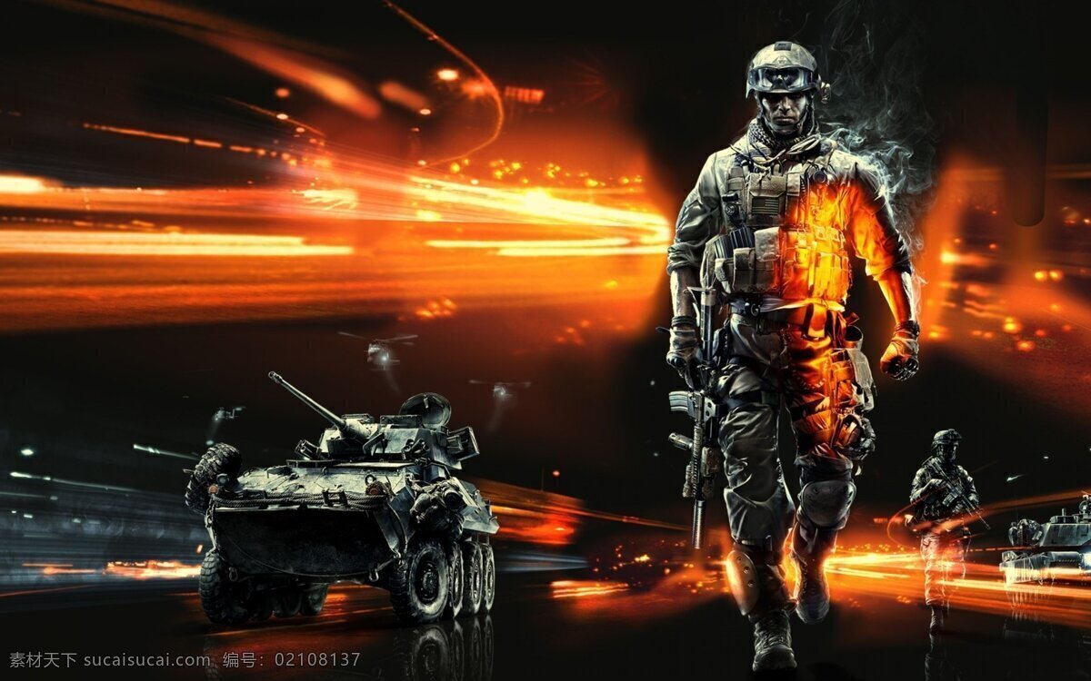 战地风云 车贴 bf3 战地风云3 战地3 其他人物 人物 战火 动漫人物 动漫动画