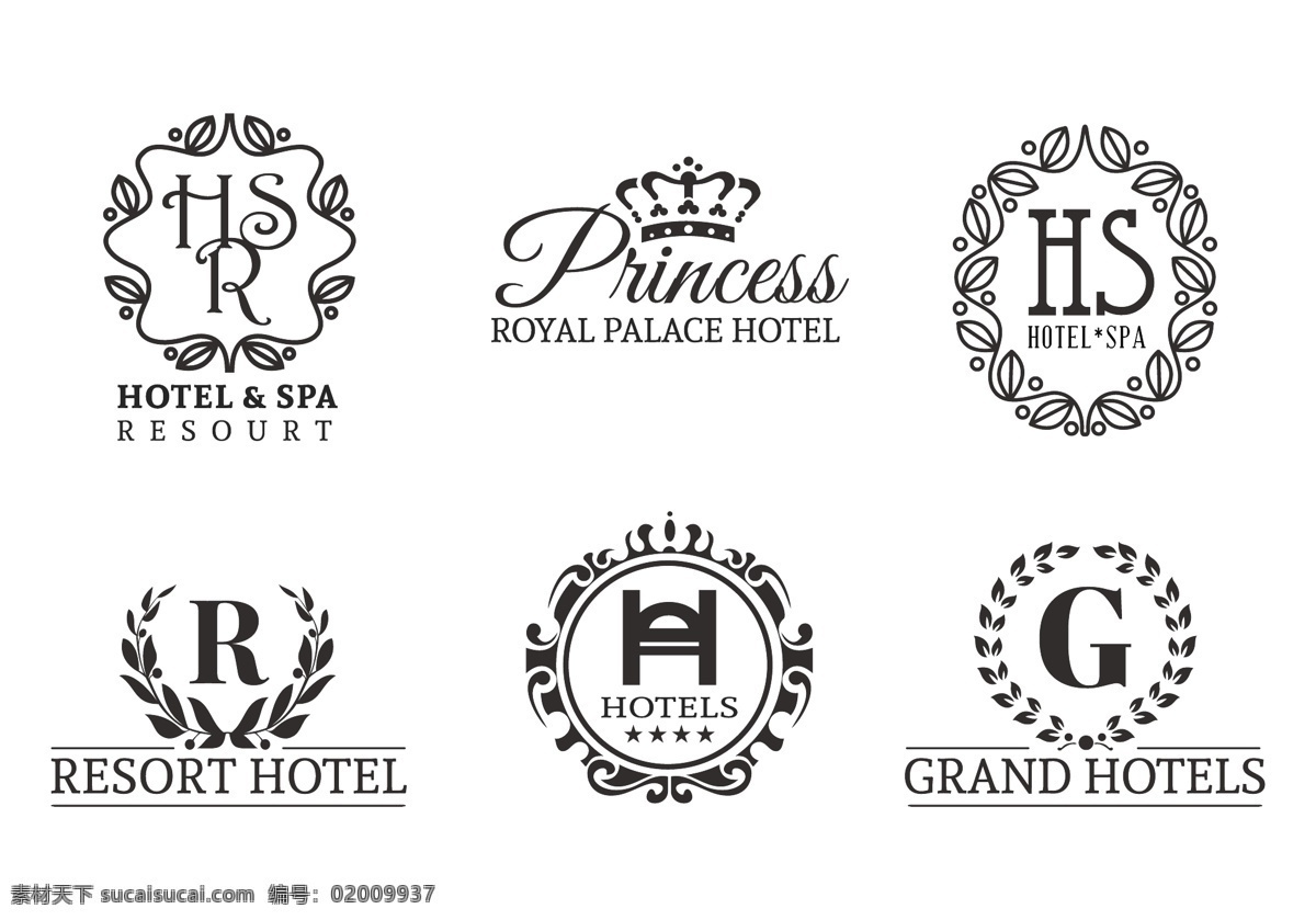 创意 古典 酒店 公司 logo 公司logo 企业logo 企业标志 标志设计 图标 公司图标 矢量素材 高档标志 标志图标 古典图标 酒店logo