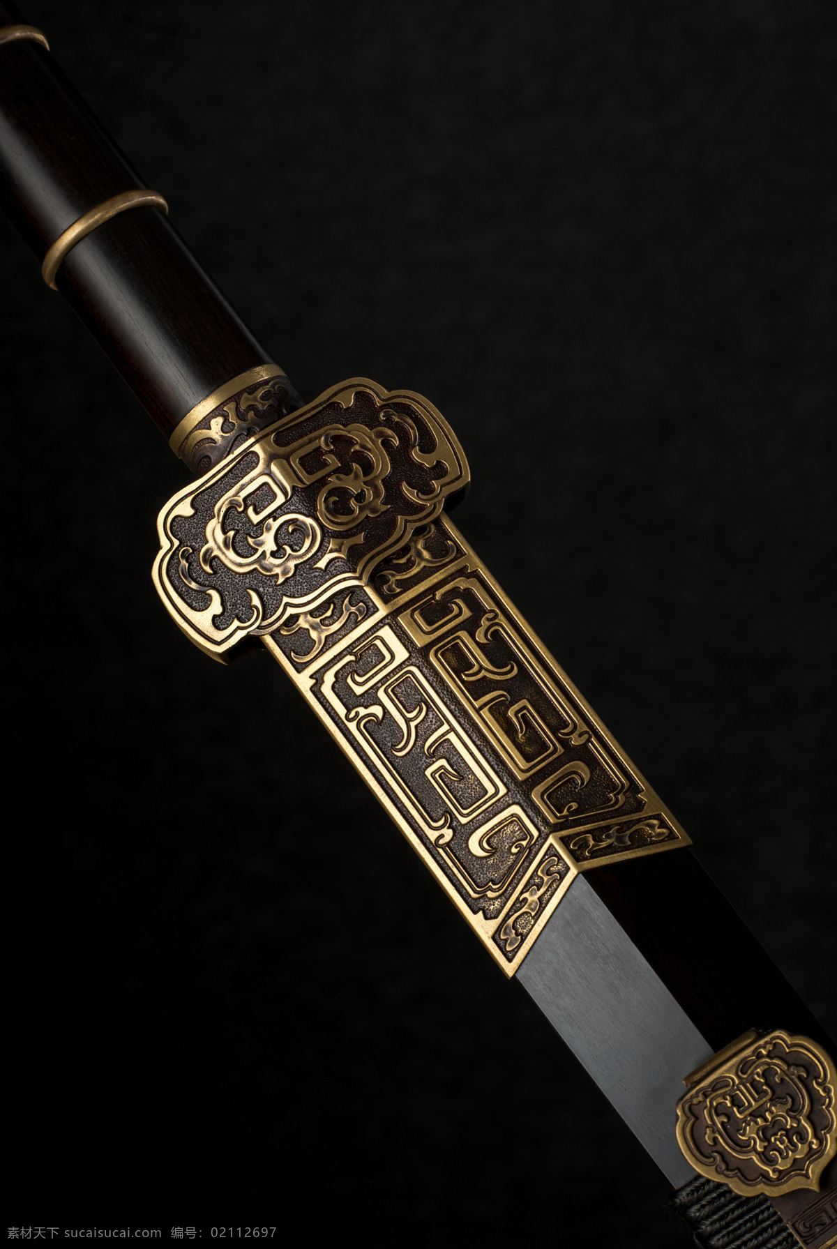 汉剑 宝剑 龙泉宝剑 霸气 汉王 花纹钢 铜 配件 文化艺术