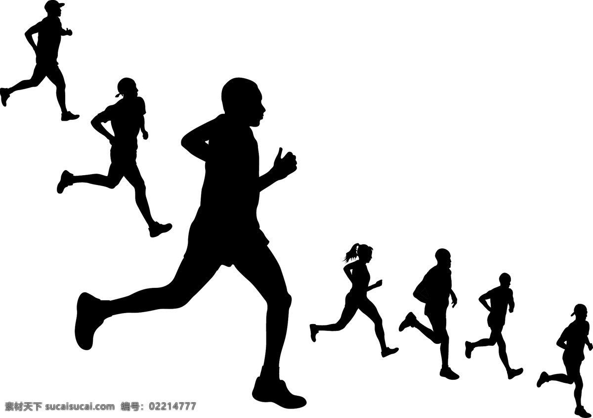 奔跑的人 运动 矢量图 跑步 人物 奔跑 原创 素材收集 人物图库