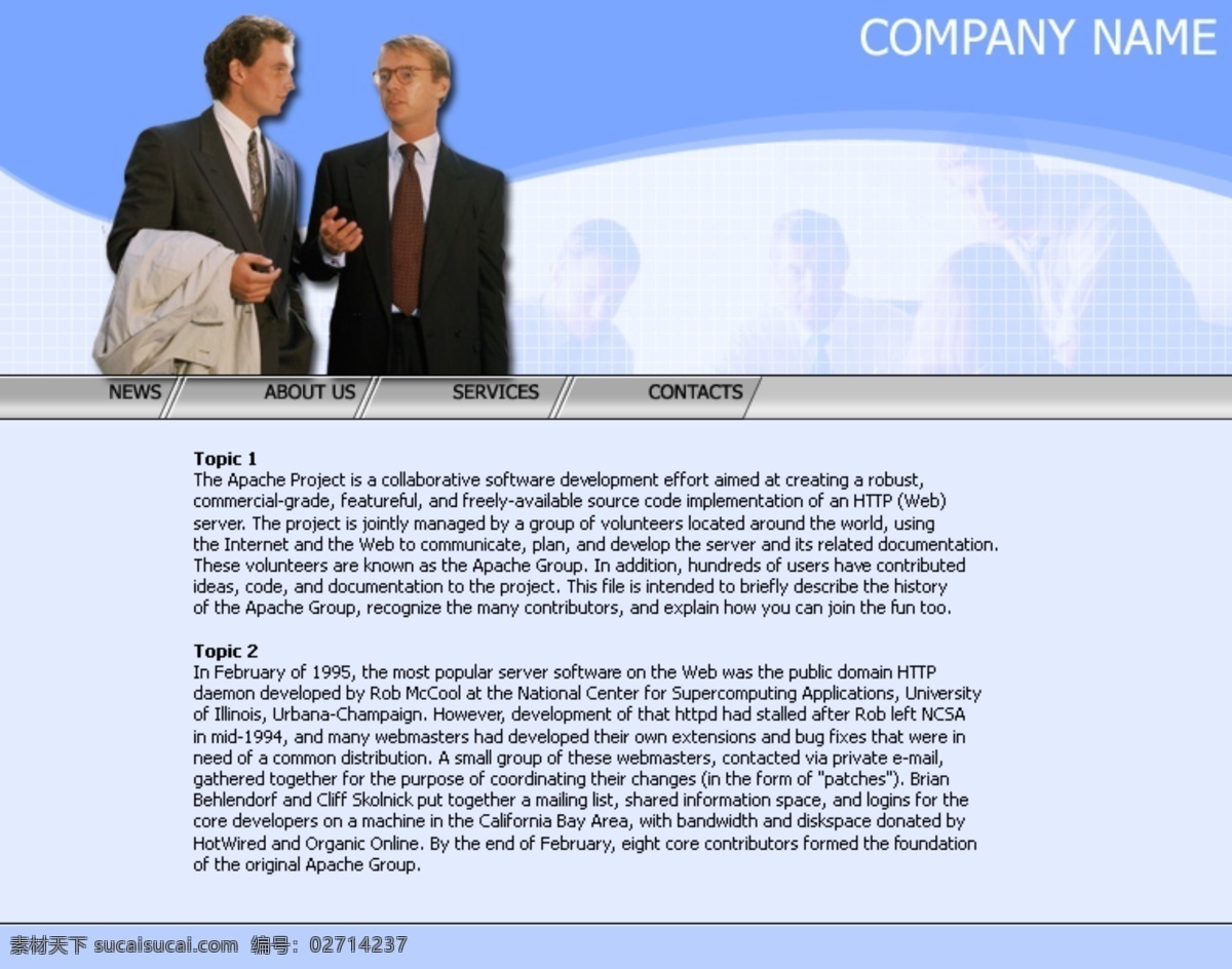 公司 网站 模板下载 html模板 公司模板 蓝色模板 人物模板 网页素材 网页模板