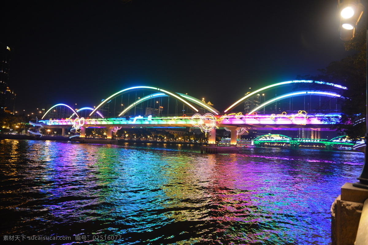 夜晚灯光 灯光 灯光桥 桥 广州灯光节 灯光节 广州大桥 广州夜景 城市夜景 夜都市 自然景观 建筑景观