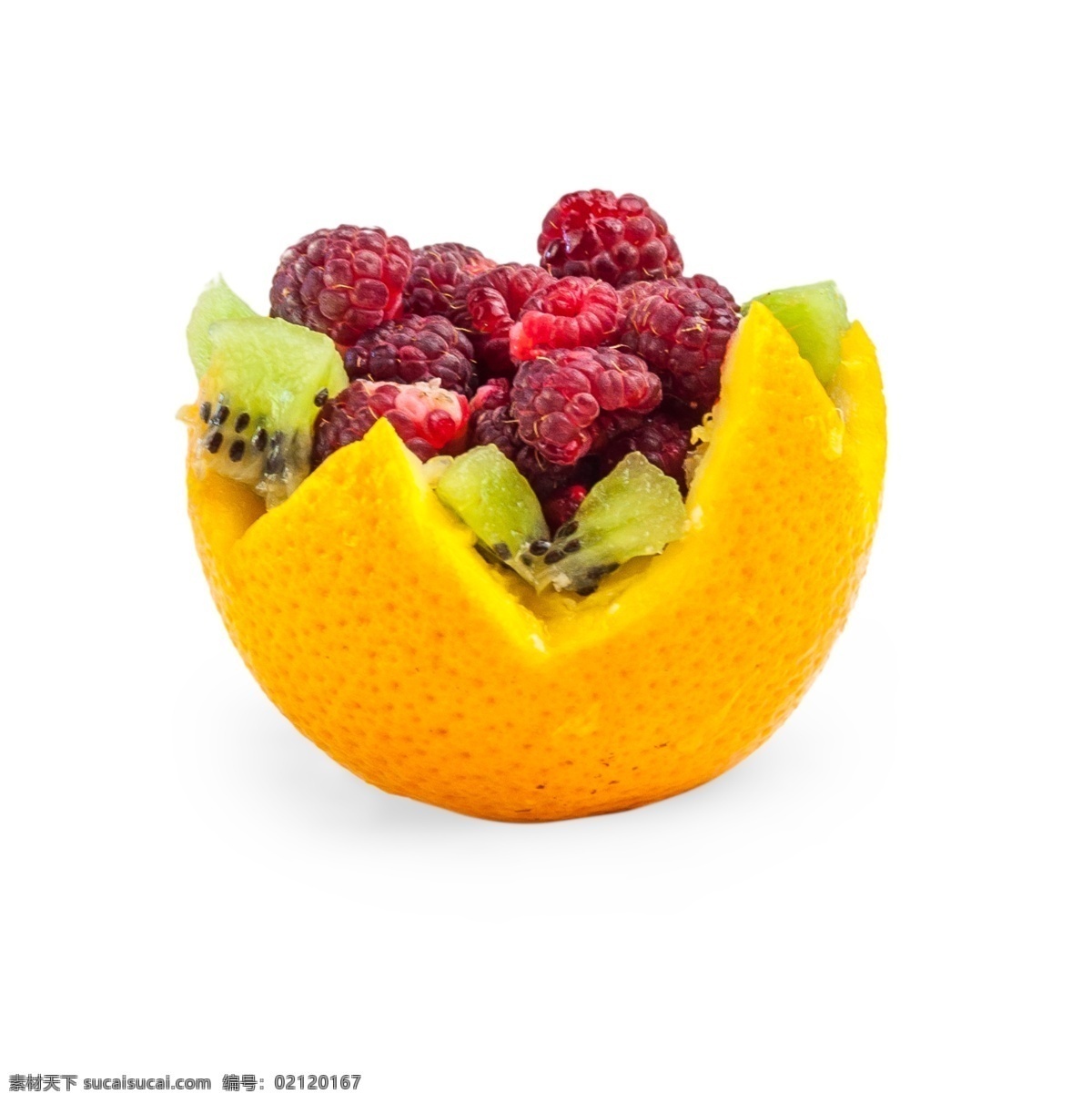 齿轮 形状 橘子 皮装 水果 源文件 黄色 红色 树莓 奇异果 装饰图案