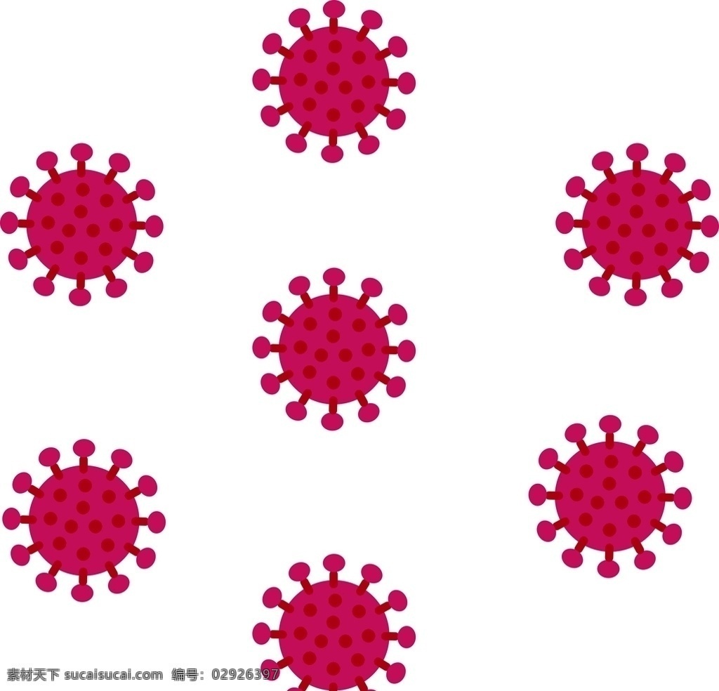 矢量病毒图片 矢量病毒 病毒 细菌 病毒图 细菌病毒