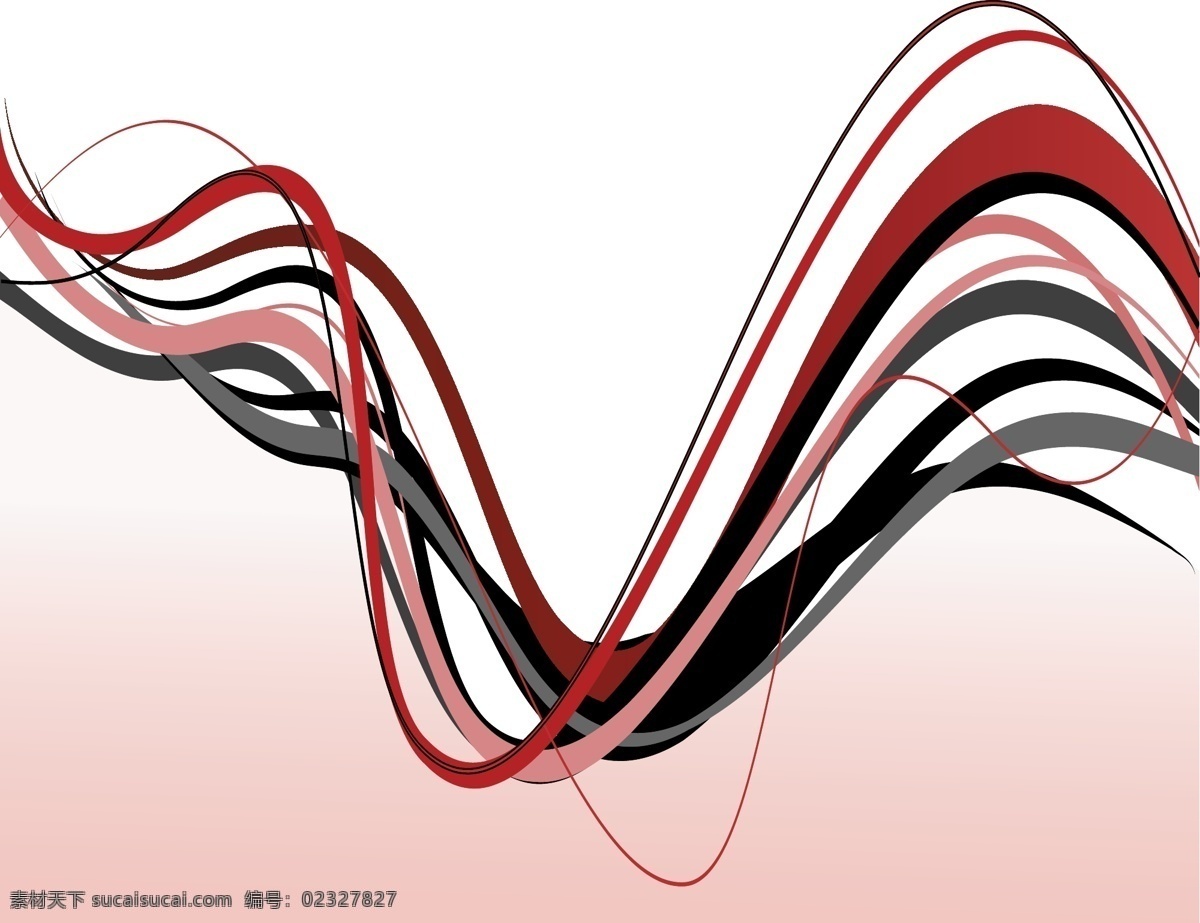 动感 线条 矢量 波浪线 曲线 动态线 矢量图