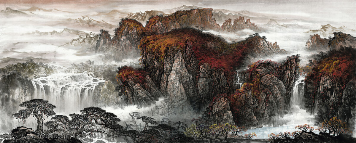 水墨山水 水墨 山水 意境山水 水墨山 禅意山水 山水画 山水背景 中国风 新中式 中式山水 意境水墨 新中式山水 水墨画 山水背景墙 云雾山水 群山 飞鸟 远山 山峦 新中式背景墙 山水情 禅意 中国风山水 意境