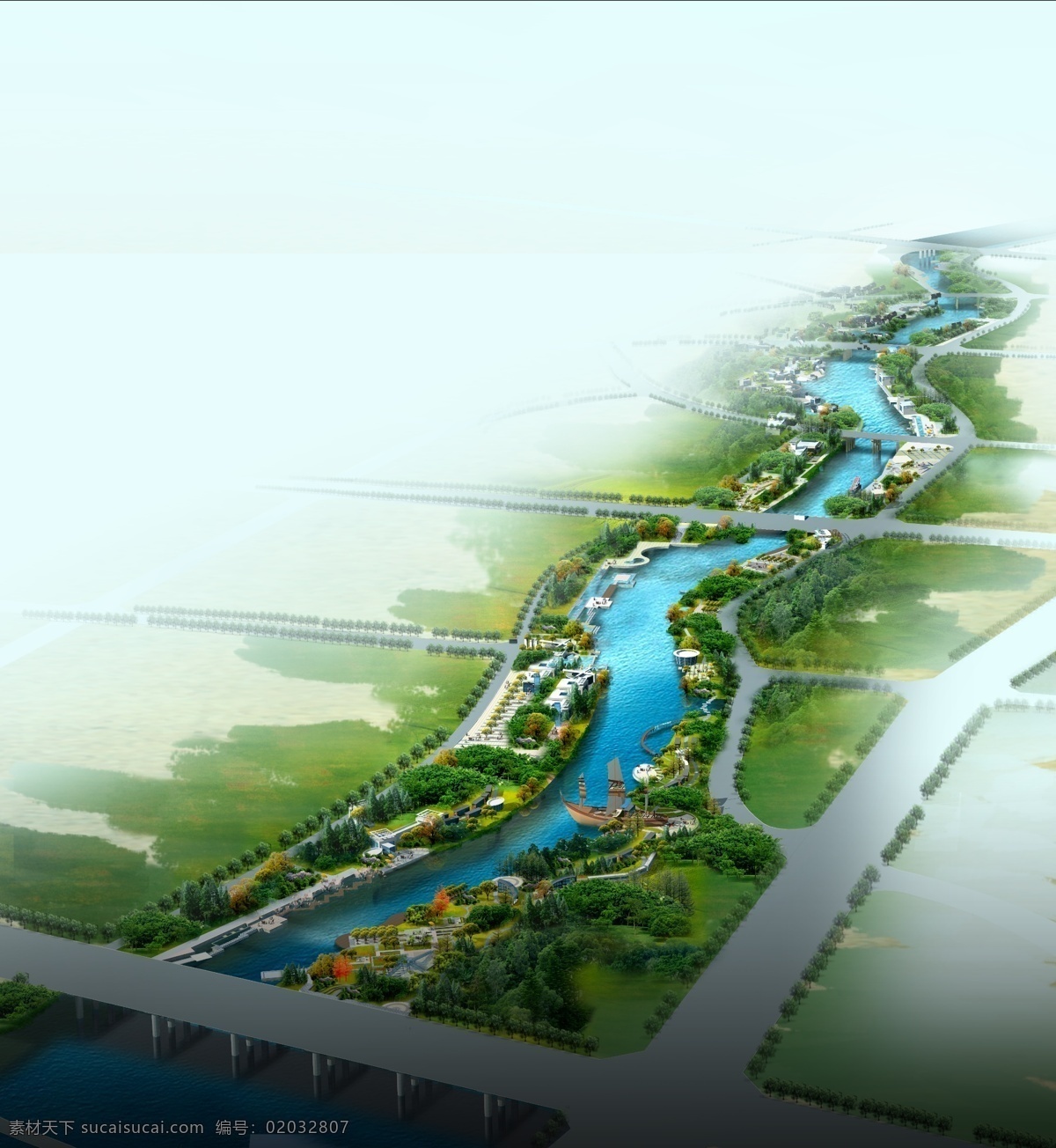 城市 园林 ps 后期制作 城市园林 ps后期 ps园林 ps室外 3d设计 室外模型