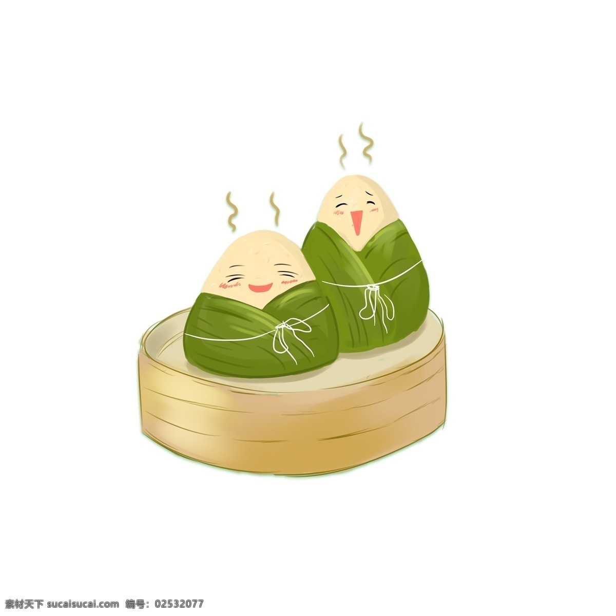 可爱的粽子 两只 可爱 粽子