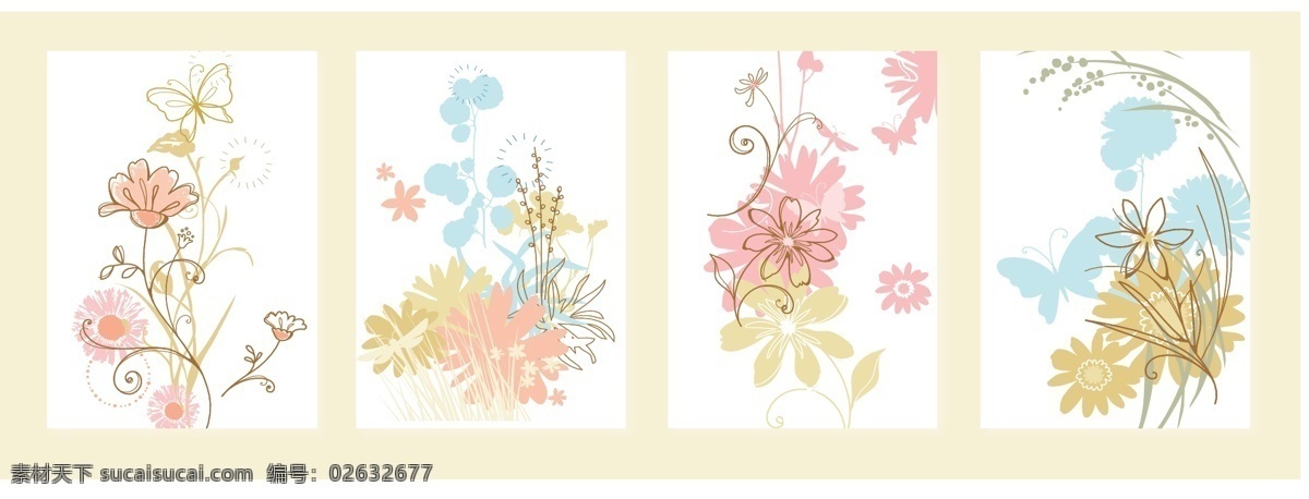 ktv 壁画 宾馆 地产 房地产 挂画 花朵 家居 矢量 无 框 画 淡雅 模板下载 矢量无框画 花卉印象 矢量图 无框画 装饰画 酒店 酒吧 新房 装饰 卧室 书房 客厅 水彩 现代装饰 手绘 美术绘画 文化艺术 装饰素材