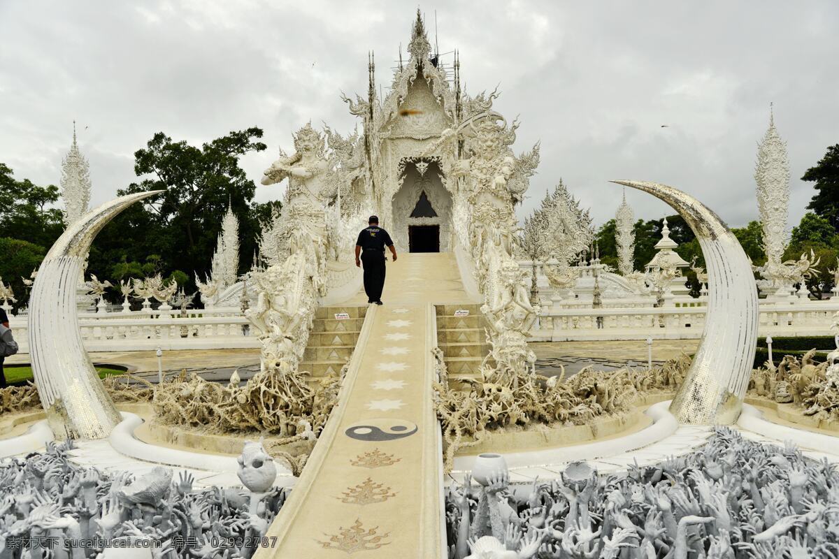 泰国 清莱 灵光 寺 风景