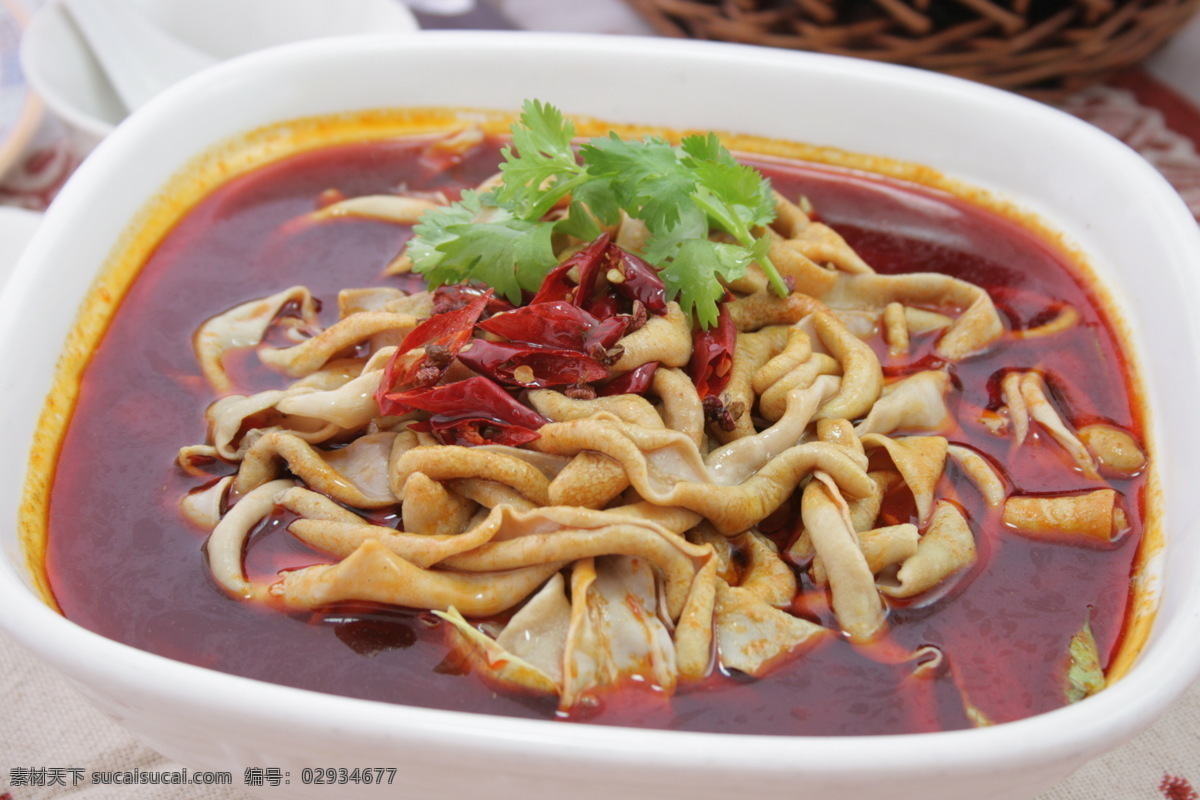 水煮鹅肠 餐饮美食 传统美食 摄影图库