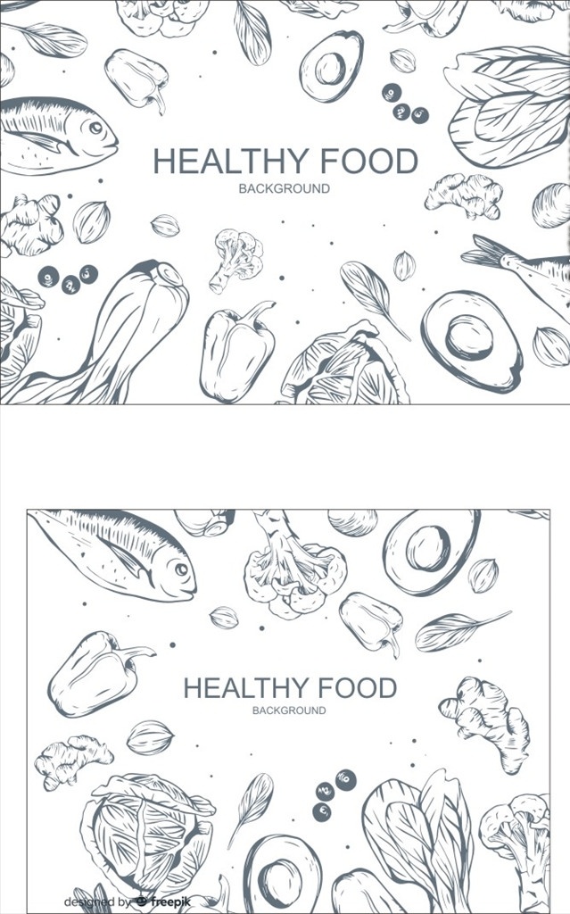 食物素描图 蔬菜 线条图 超市 素描 展板