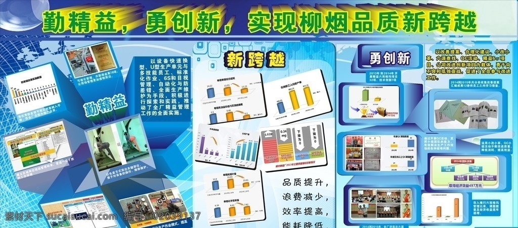 质量月板报 科技板报 蓝色 海报 版报 宣传 网络 立体 广告 立体框 看板