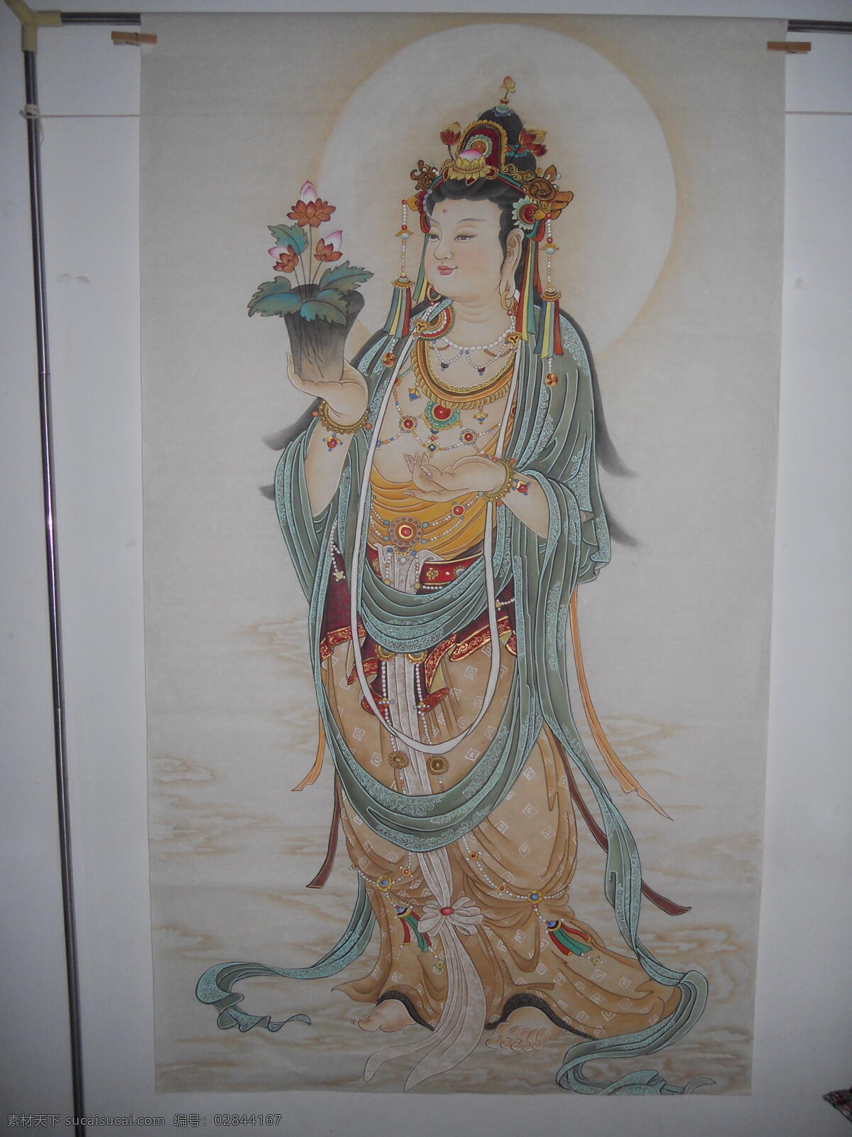 观音像 观音 佛像 人物 庄严 文化艺术 美术绘画