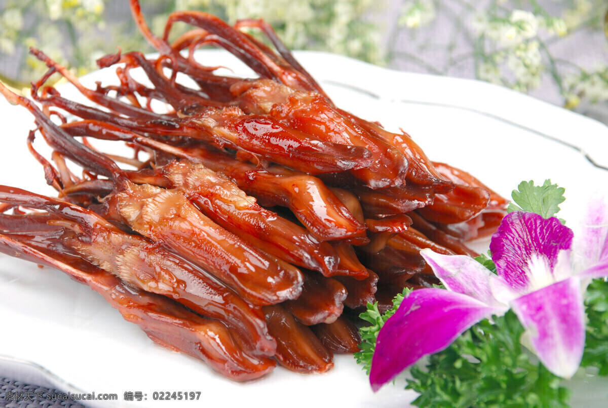 鸭舌 美极鸭舌 极品酱汁鸭舌 传统美食 餐饮美食