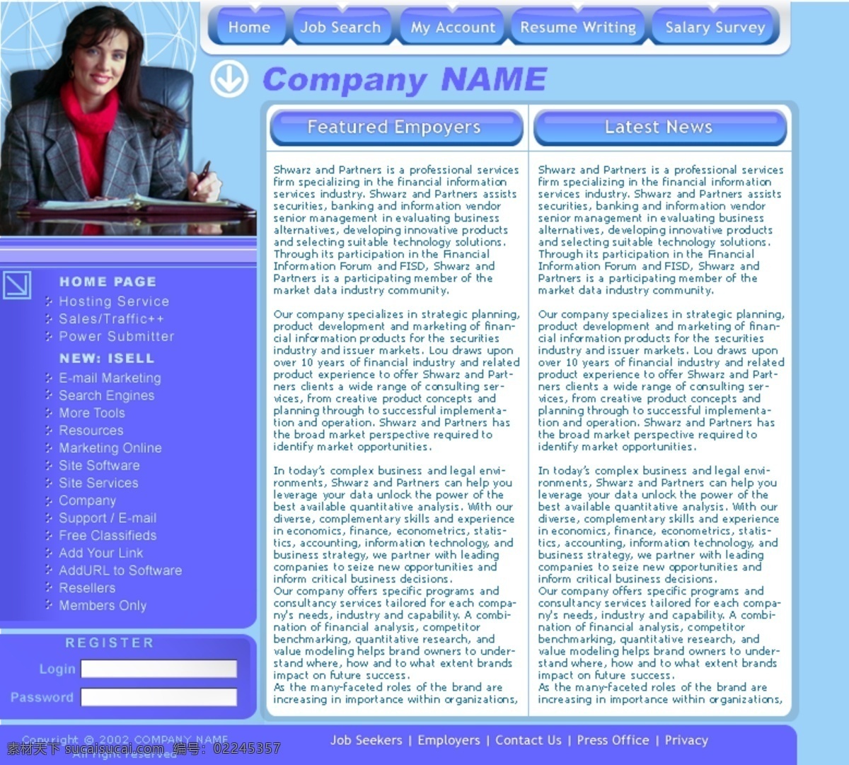 公司 蓝 模板 欧美 欧美模板 外国 网页 网页模板 网站 模板下载 英文 网页设计 网站设计 源文件库 网页素材